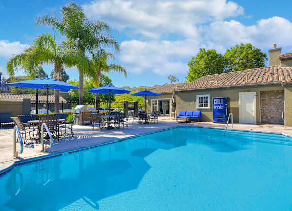 Glimmering Pool at Overlook at Anaheim Hills Apartments, Anaheim Hills, CA
