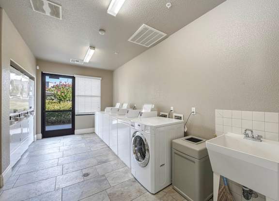 Laundry Area at The Ridge Apartments, California, 95757