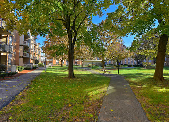 Garden Area at Morton Village Apartments, Mattapan, 02126
