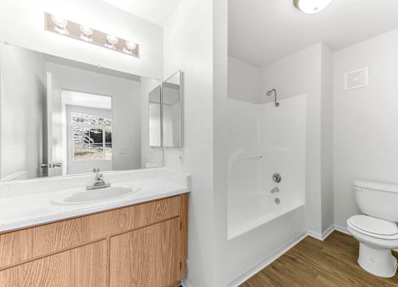 Full Bathroom at The Terraces Apartments, Escondido