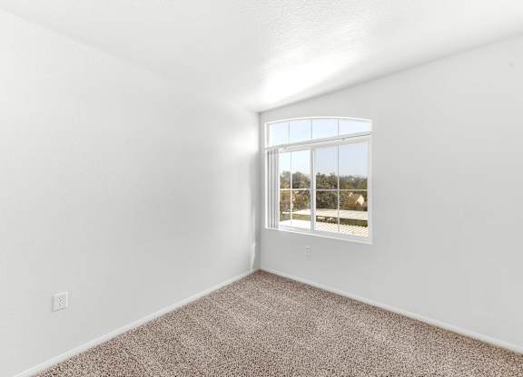 Empty Bedroom at The Terraces Apartments, Escondido, 92026