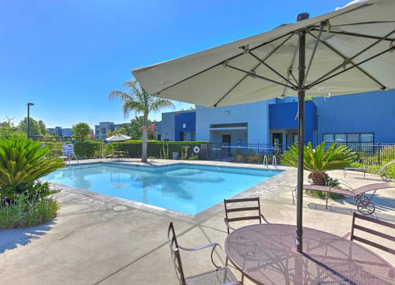 Outdoor Swimming Pool at The Ridge Apartments, Elk Grove, 95757