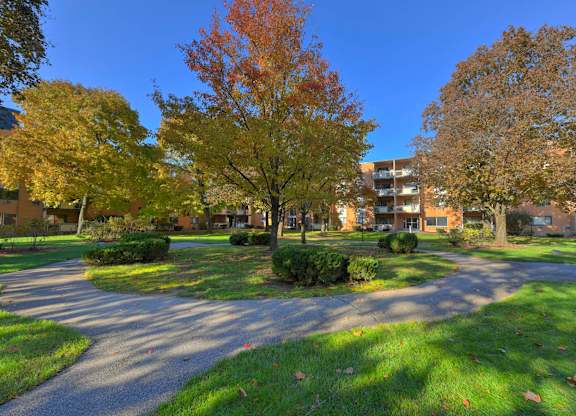 Grassy Area at Morton Village Apartments, Mattapan, MA, 02126