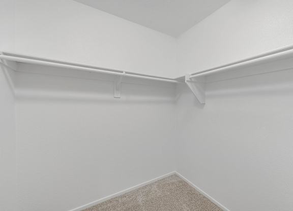 White Closet at River Run Apartments, California