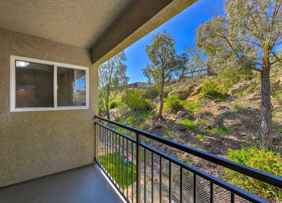 Private Balcony at The Terraces Apartments, California, 92026