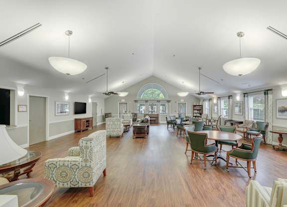 Community Seating Area at Cascades Village (55+) Apartments, Virginia, 20164