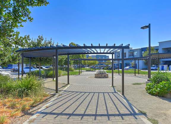 Covered Walkway at The Ridge Apartments, California