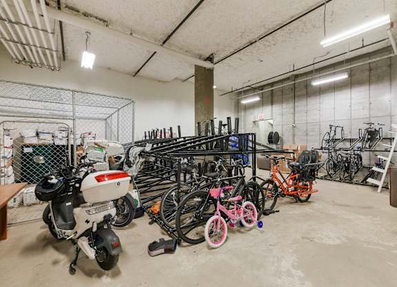 Bike Storage Area at 38 6th Ave Apartments, New York