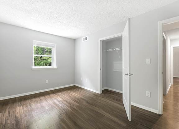 Closet In Bedroom at Arbors at Cary, Cary, NC, 27511