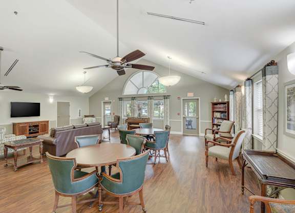 Residential Clubhouse at Cascades Village (55+) Apartments, Sterling