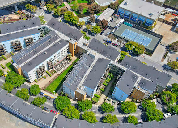 Drone View Of Property at Crescent Cove Apartments, San Francisco, CA, 94518