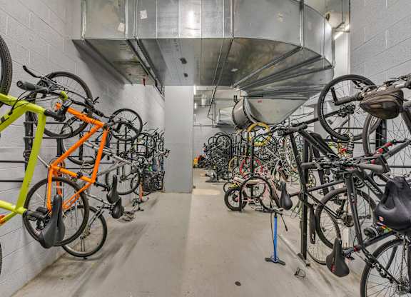 Bike Racks at 535 Carlton Ave Apartments, Brooklyn, NY