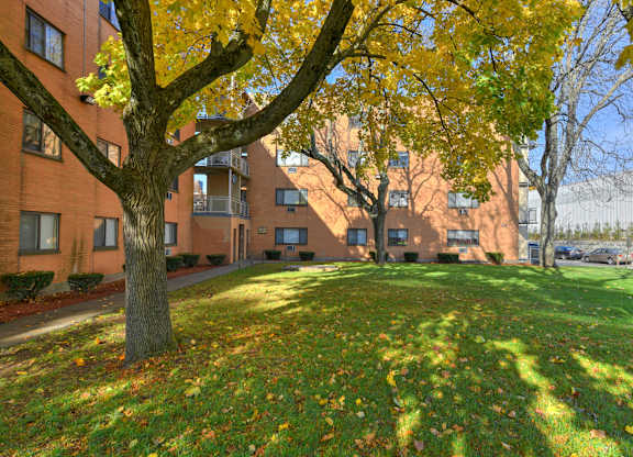 Garden Exterior at Morton Village Apartments, Mattapan