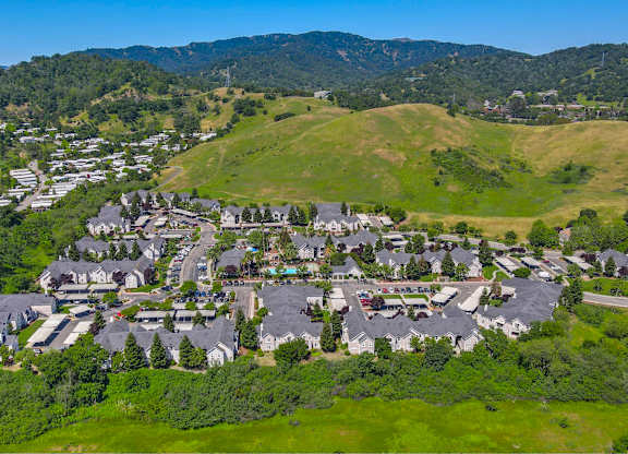 Bird Eye View Of Property at Bay Vista at Meadow Park Apartments, Novato, 94949