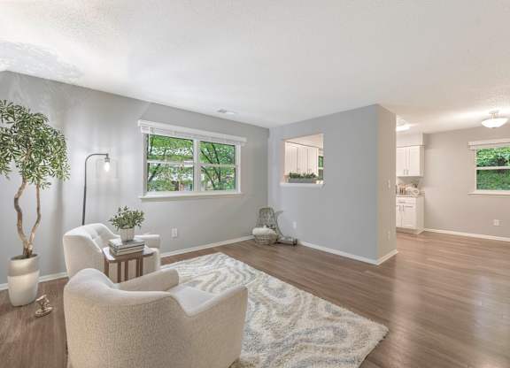 Spacious Living Area at Arbors at Cary, Cary, North Carolina