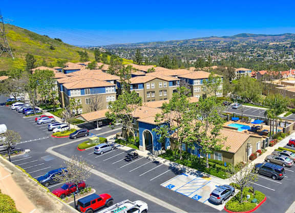 Reserved Resident Parking at Overlook at Anaheim Hills Apartments, California