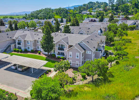 Property Drone Shot at Bay Vista at Meadow Park Apartments, Novato, California