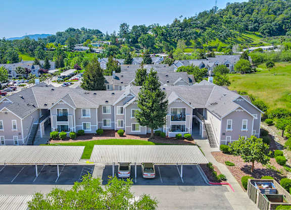 Property From Sky at Bay Vista at Meadow Park Apartments, Novato, CA