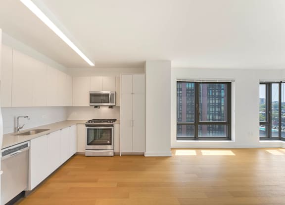 Kitchen with Sink at 535 Carlton Ave Apartments, Brooklyn