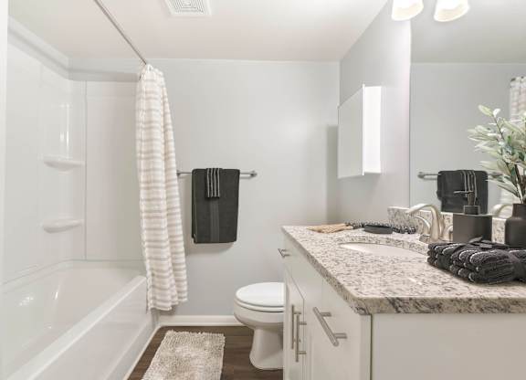Bathroom With Bathtub at Arbors at Cary, Cary