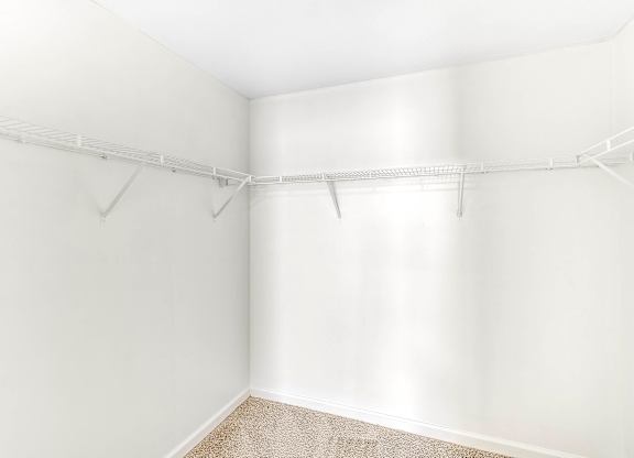 Empty closet at Cameron Court, Detroit, MI
