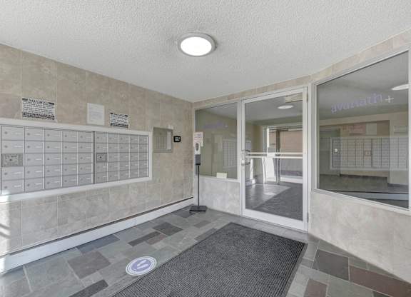 Mail Area at Morton Village Apartments, Massachusetts