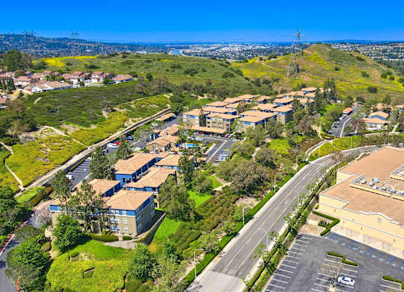 Overhead Property View at Overlook at Anaheim Hills Apartments, Anaheim Hills, 92808