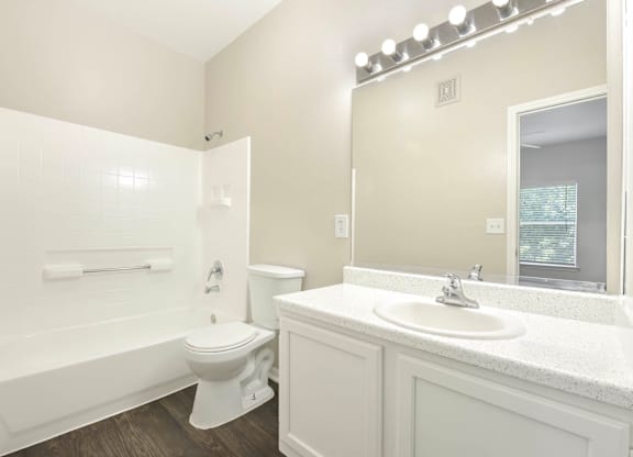Full Bathroom at Acclaim at South Congress, Austin, TX