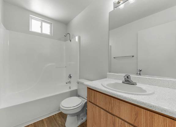 White Bathroom at The Terraces Apartments, Escondido, CA, 92026