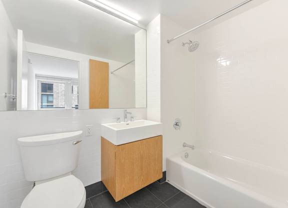 Bathroom with Toilet at 38 6th Ave Apartments, New York