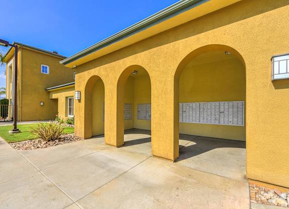 Mailroom Area at River Run Apartments, Corona