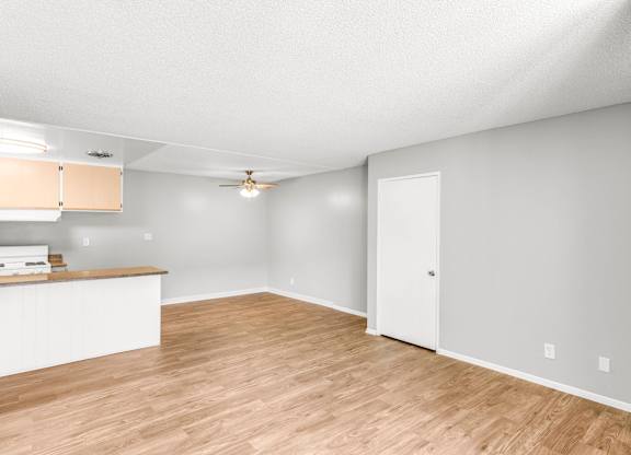 Unoccupied interior area at Northpointe Apartments, Long Beach, CA