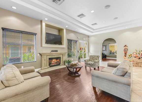 Main Living Room at River Run Apartments, California, 92878