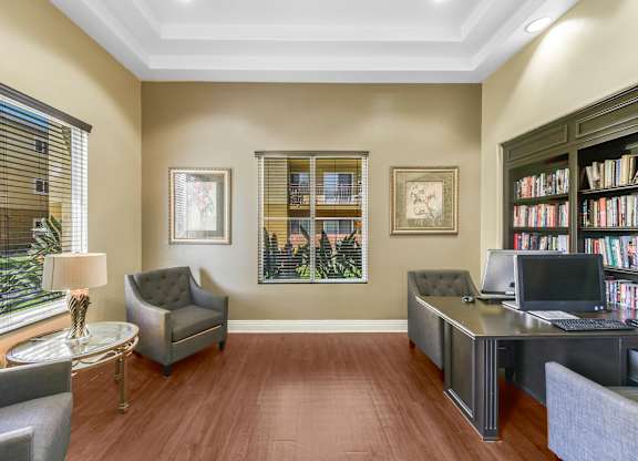 Library at River Run Apartments, California