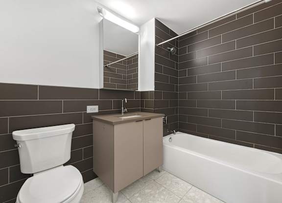 Modern Bathroom at 7 Dekalb, Brooklyn, 11201