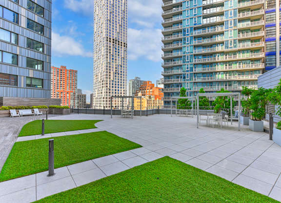 Rooftop Lounge Area at 7 Dekalb, Brooklyn, NY, 11201