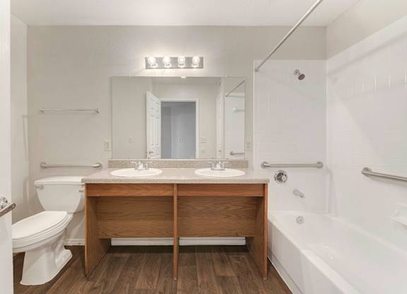 Bathroom With Bathtub at Cooper's Crossing, Irving, Texas