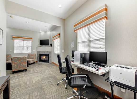 Work Space at Fox Crossing Apartments, Colorado, 80231