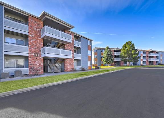 Street View of Residential Area at Fox Crossing Apartments, Denver, Colorado