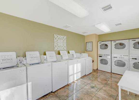 Laundry Room at Fox Crossing Apartments, Denver, Colorado