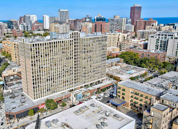 Overhead View Of Property at Lincoln Park Plaza Apartments, Chicago, Illinois