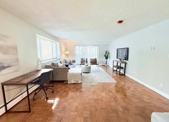 Spacious Living Room at Morton Village Apartments, Massachusetts