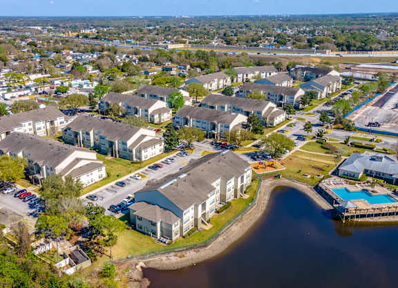 A bird's eye view at Retreat at Valencia Apartment Homes, Orlando, FL 32825