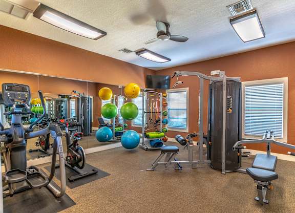 Gym at Retreat at Valencia Apartment Homes, Orlando