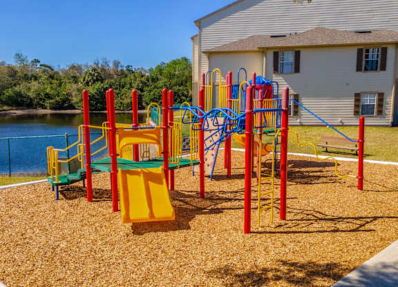 A playground at Retreat at Valencia Apartment Homes, Orlando, FL
