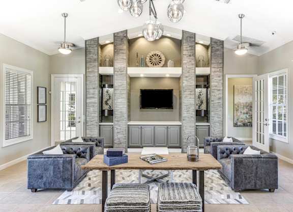 Modern Living Room at Saxon Trace, Florida, 32763