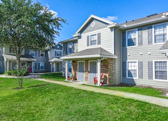 Lawn area in front of the house at Saxon Trace, Orange City, FL, 32763