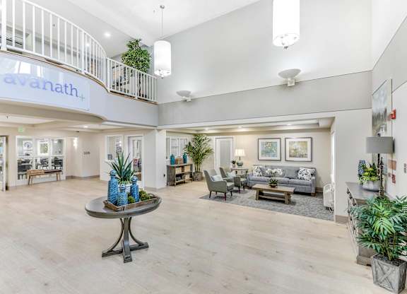 Spacious Lobby at Vistas at Lake Largo 55+ Senior Community, Largo, Maryland