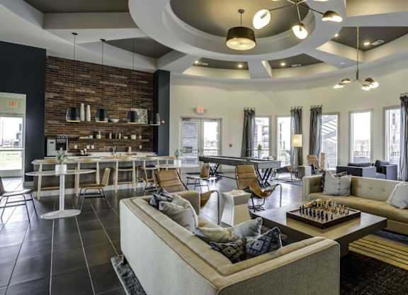 clubhouse at Echo Park at Perry Crossing Apartments, Plainfield, IN, 46168
