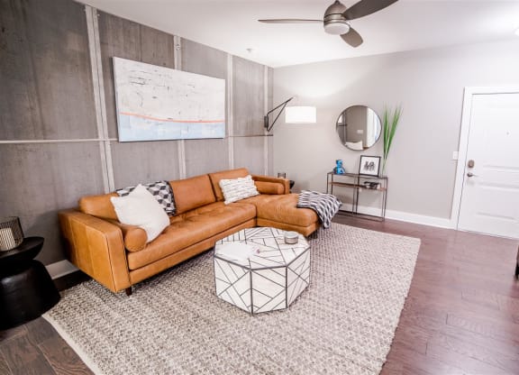 Spacious Living Room at CityWay, Indiana, 46204